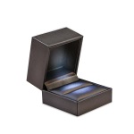 Novel Box LED Light Ring Display Box In Gray