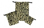 Leopard Flannel Bag 2 x 2 1/2