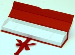 Linen Paper Bracelet Box with Magnetic Closure
