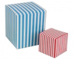 Striped Paper Mini Boxes