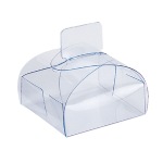 Clear Plastic Box with Tab Clasp