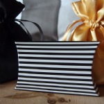 Striped Paper Pillow Boxes