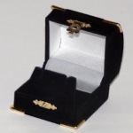 Velour Treasure Chest Small Earring Box