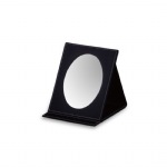Black Small Oval Foldable Mirror
