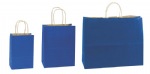 Small Pacific Blue Natural Smooth Paper Bags
