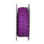 Radient Orchad Purple Glitter Ric-Rac Ribbon
