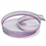 Lavender Sheer Ribbon with Shimmery Edge