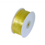 Gold Metallic Ribbon with Wire