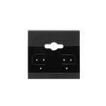 Plain Black Hanging Earring Card (x100)