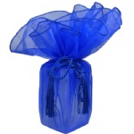 Royal Blue Sheer Wrapper w/ Tassel