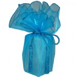 Turquoise Sheer Wrapper w/ Tassel