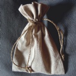 Linen Bag with Jute Cord