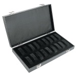 Removable Lid Watch Display Case w/ 18-Collars