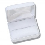 Leatherette Double Ring Box 