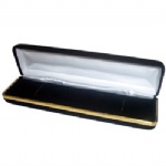 Velveteen Bracelet Box with Gold Rim 