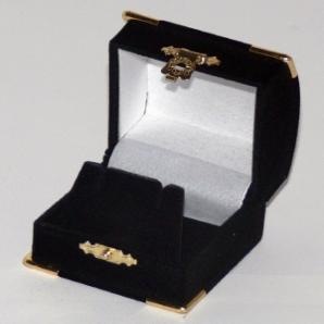 Velour Treasure Chest Small Earring Box