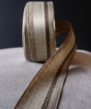 Vintage Cloth Striped Ribbon