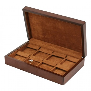 Wooden 8 Pr. Earring  and Ring Combo Tray Case