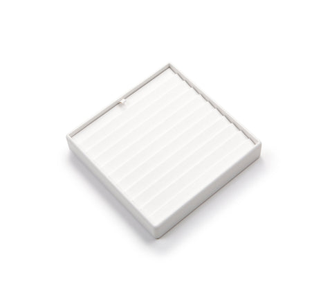 White Leatherette Bracelet Displays