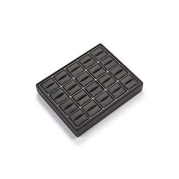 Black Leatherette Ring Displays