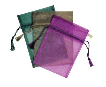 Organza Pouch with Tassels