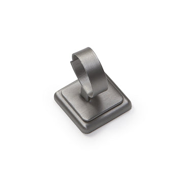 Silver Gray Leatherette Neck Display