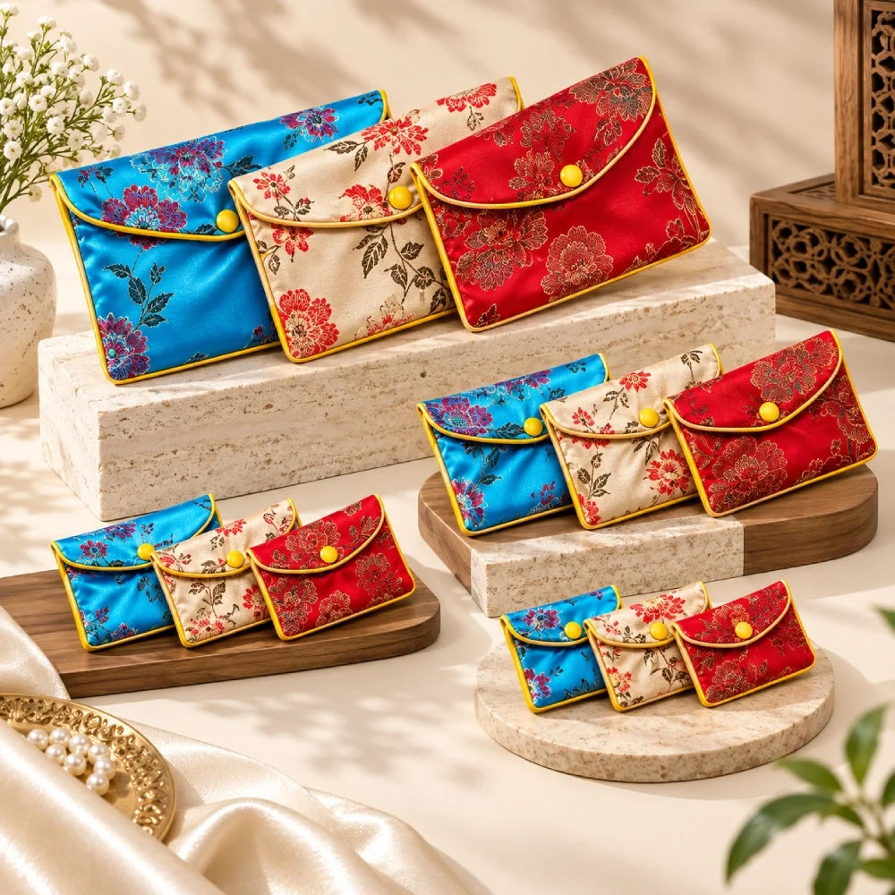 Chinese Zippered Pouches