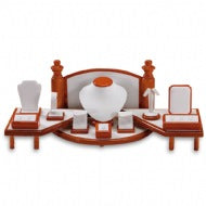 Gold Maple Wood Showcase Displays