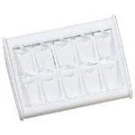 White Leatherette Pendant Trays