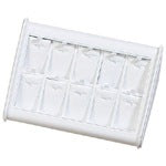 White Leatherette Pendant Trays