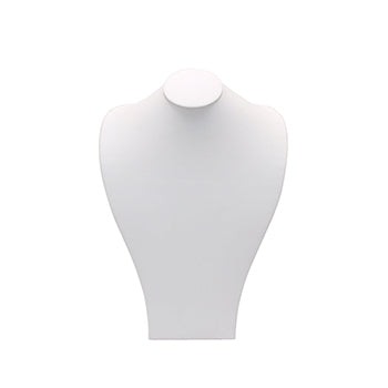 White Leatherette Displays