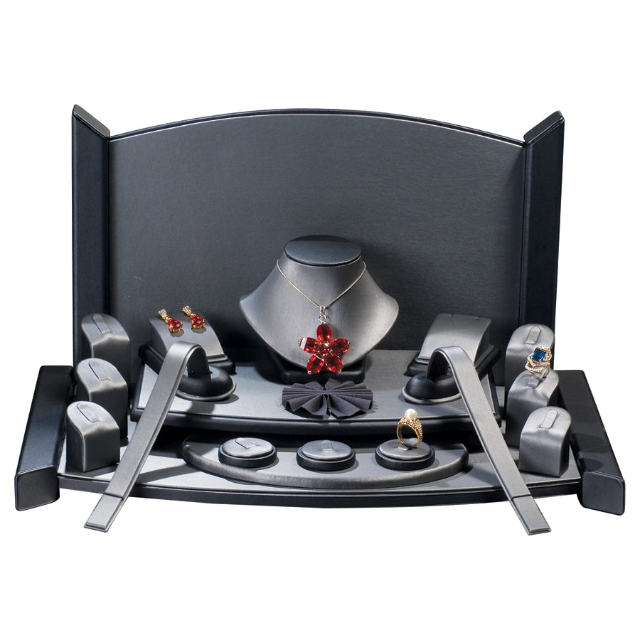 Steel Grey Leatherette Collection