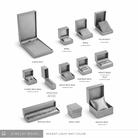 Silver Leatherette Box Collection