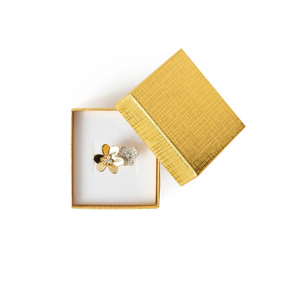 Gold Cotton Filled Boxes