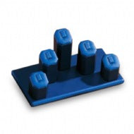 Blue Leatherette Ring Displays