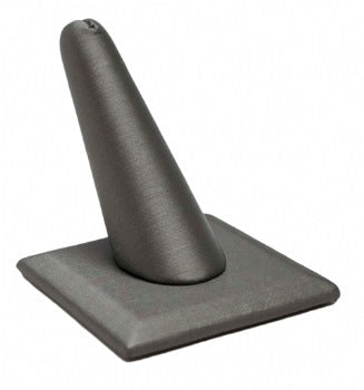 Steel Gray Leatherette Ring Displays