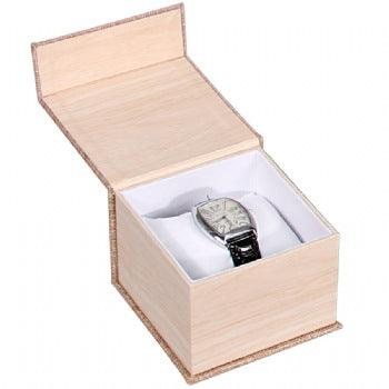 Deluxe Burlap Magnetic Boxes