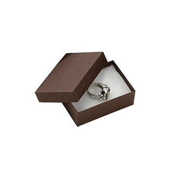 Chocolate Kraft Cotton Filled Boxes