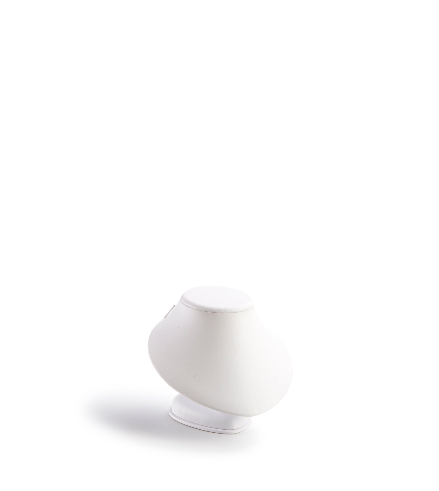 White Leatherette Large Neckform