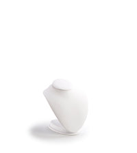 White Leatherette Large Neckform