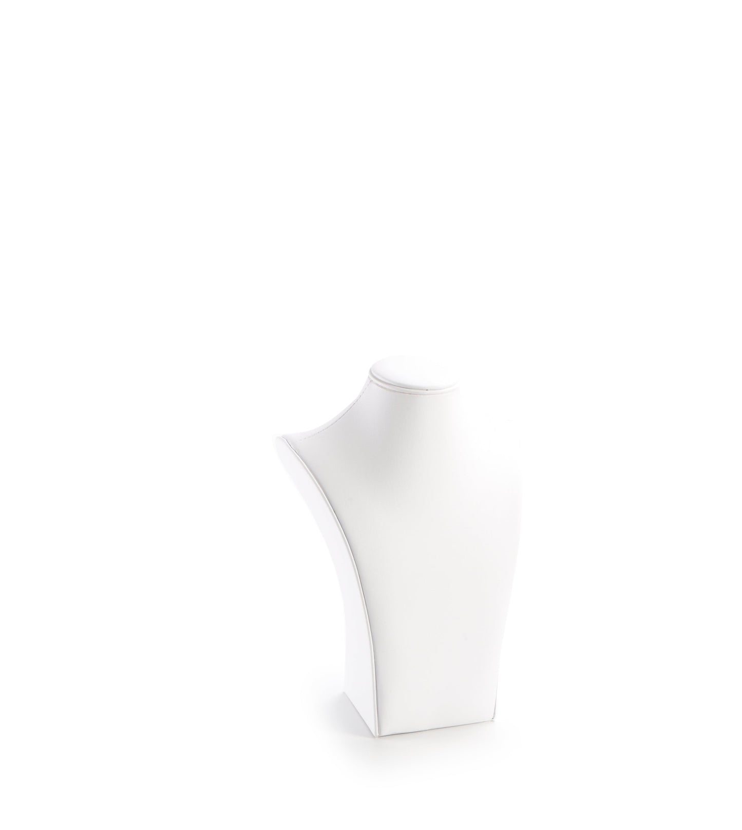 White Leatherette Large Neckform