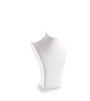 White Leatherette X-Large Neckform