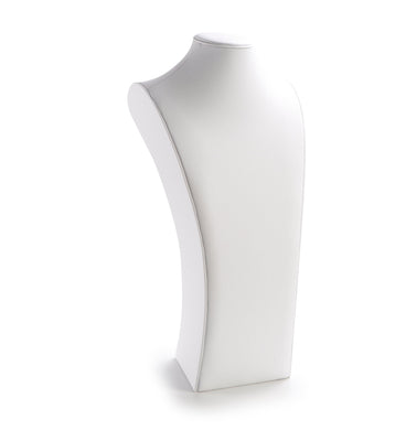 White Leatherette 2X-Large Neckform