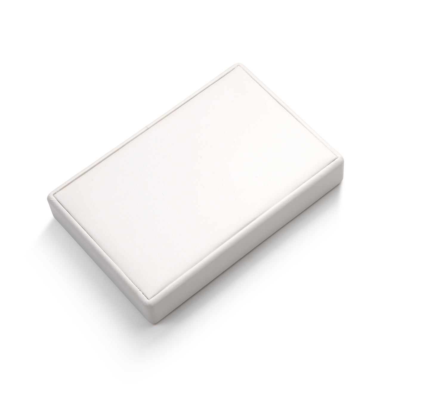 White Leatherette Tray Cover