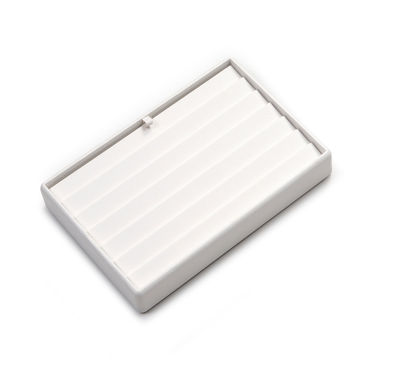 White Leatherette 6 Bracelet Tray – Novel Box