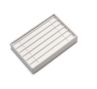 White Leatherette 6 Bracelet Tray – Novel Box