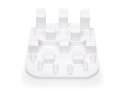 White Leatherette Magnetic Display