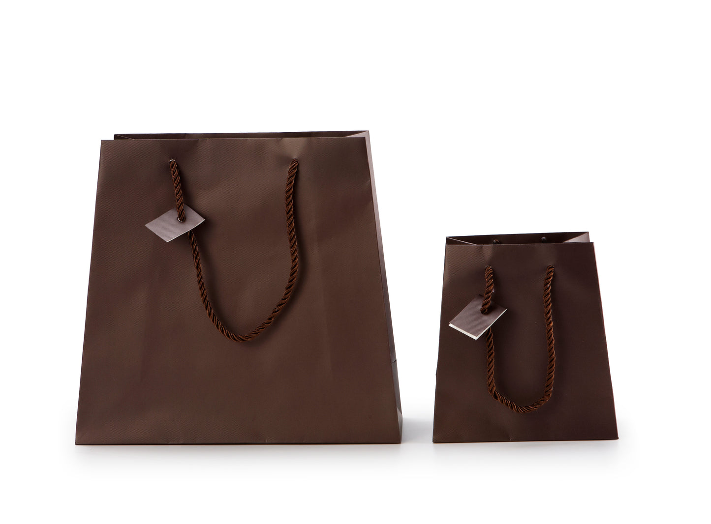 Chocolate Matte Laminated Tote Bag(Large)