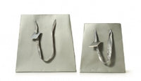 Silver Gray Matte Laminated Tote Bag (small)