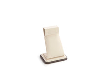 Chocolate/Beige Leatherette Earring/Pendant Stand